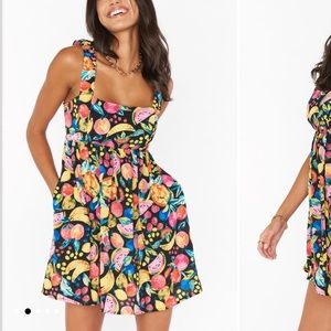 Show me your mumu fling mini dress fruity tango